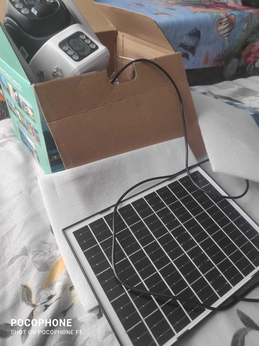 Camera Supraveghere cu Panou Solar, WIFI, 4k Ultra HD 8 MP, Rotire