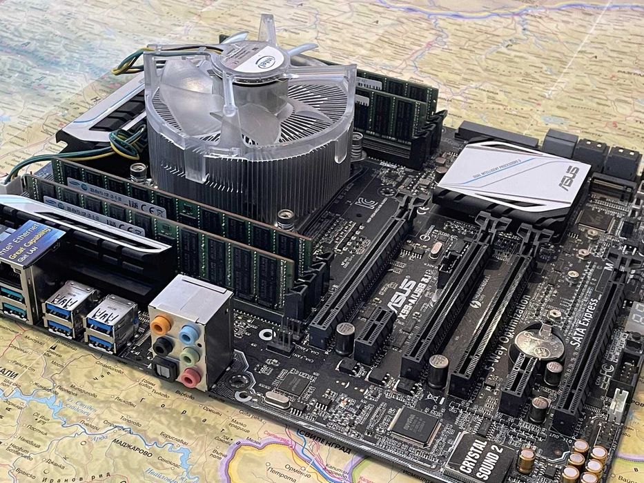 Asus X99-A/USB 3.1 с Intel Xeon E5-2630L V3 8C/16T и 128GB DDR4 RAM