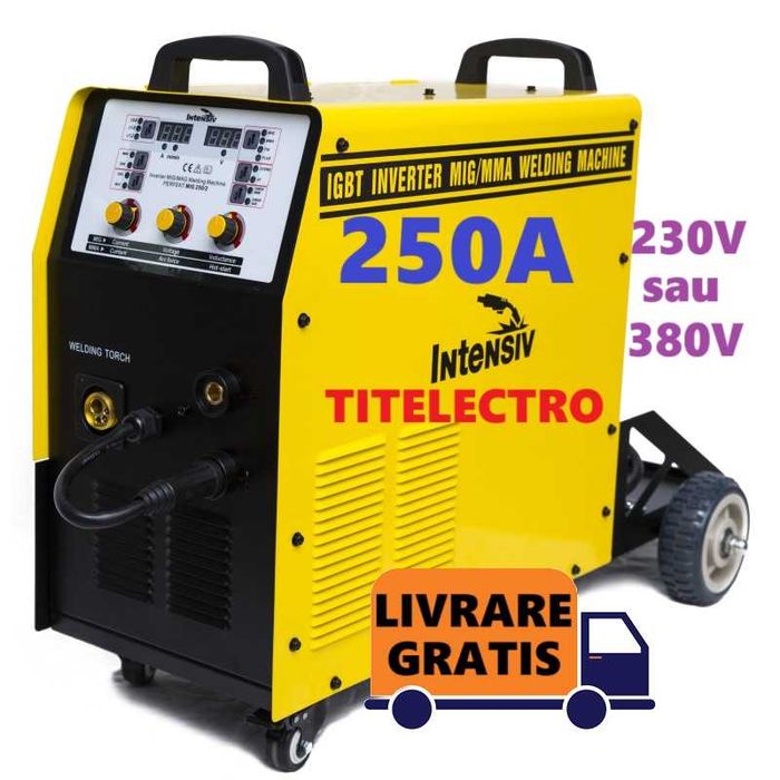 Aparat sudura cu sarma PERFEKT MIG 250/2 INTENSIV 250A / 230V si 380V