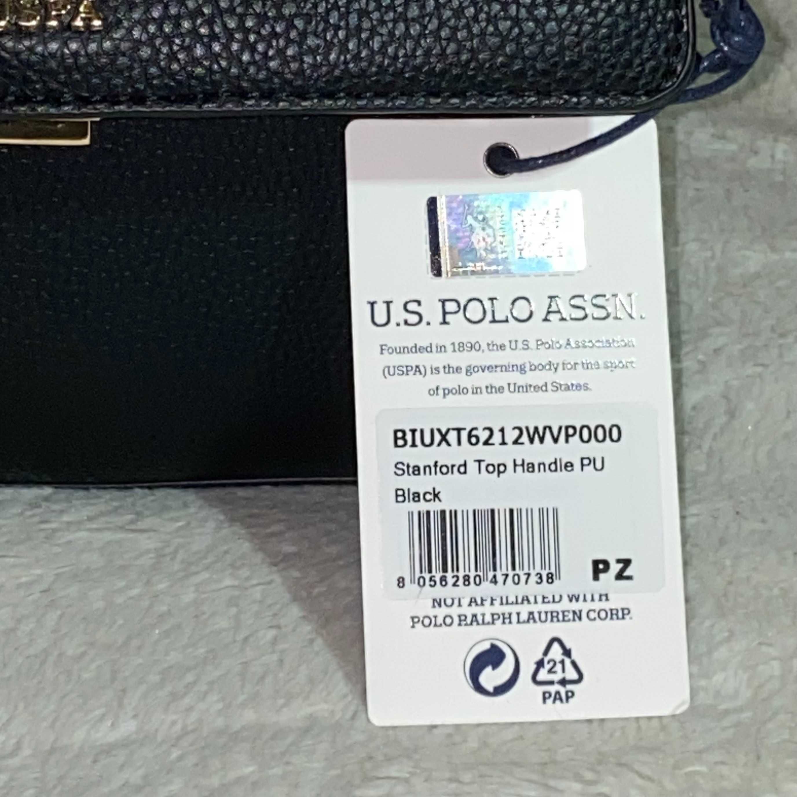 Чанта U.S. POLO ASSN. Stanford Top Handle PU Bag