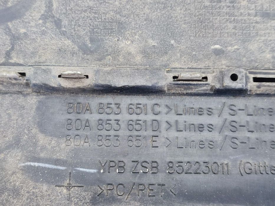 Grila bara fata 80A853651 Audi Q5 2 (FYB) [2016 - 2020] 2.0 tdi DETA