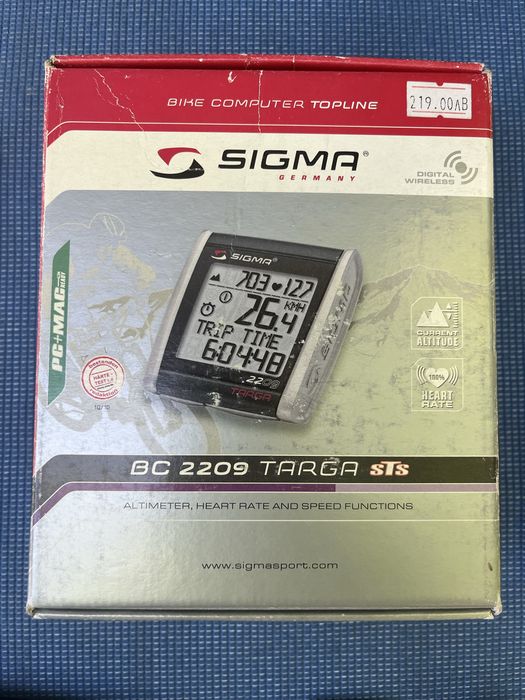 Километраж компютър за колело велосипед SIGMA BC2209 TARGA