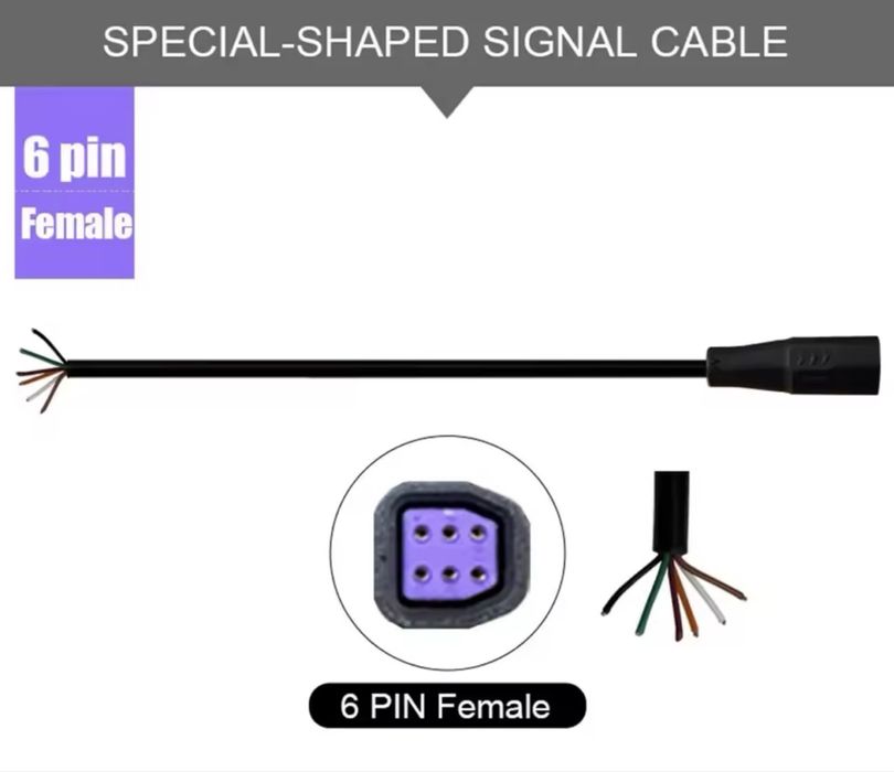 Conector Julet 6 Pini E-Bike Bafang