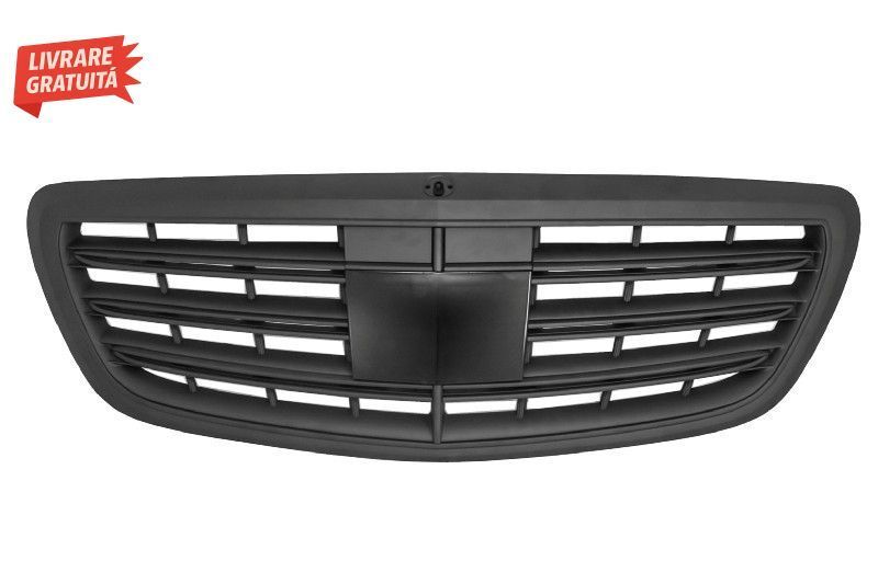 Grila Centrala Mercedes S-Class W222 (2014-08.2020) S63 S65 Design Negru Mat- livrare gratuita