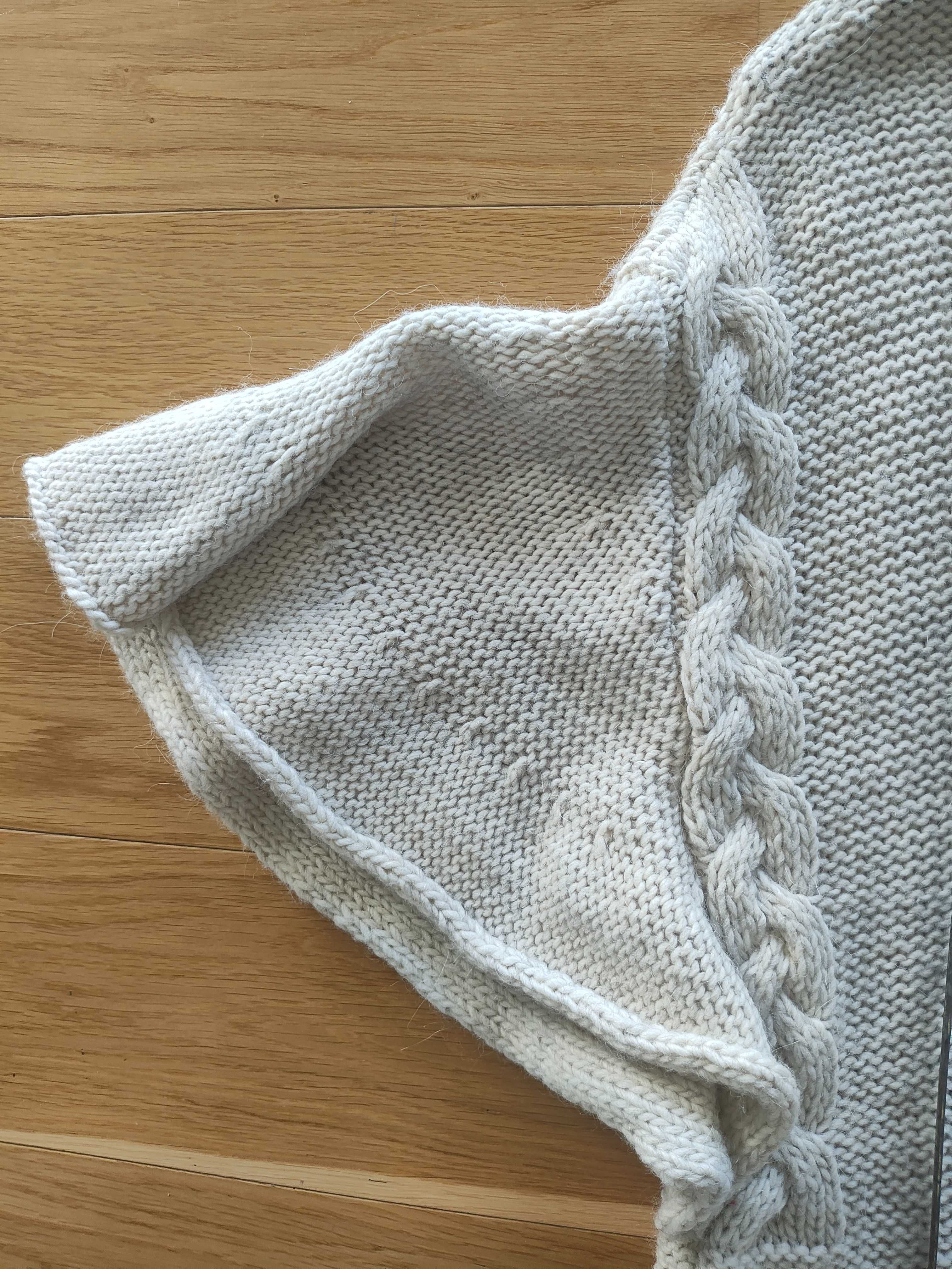 Намалена цена Овърсайз Плетен пуловер Zara, М размер