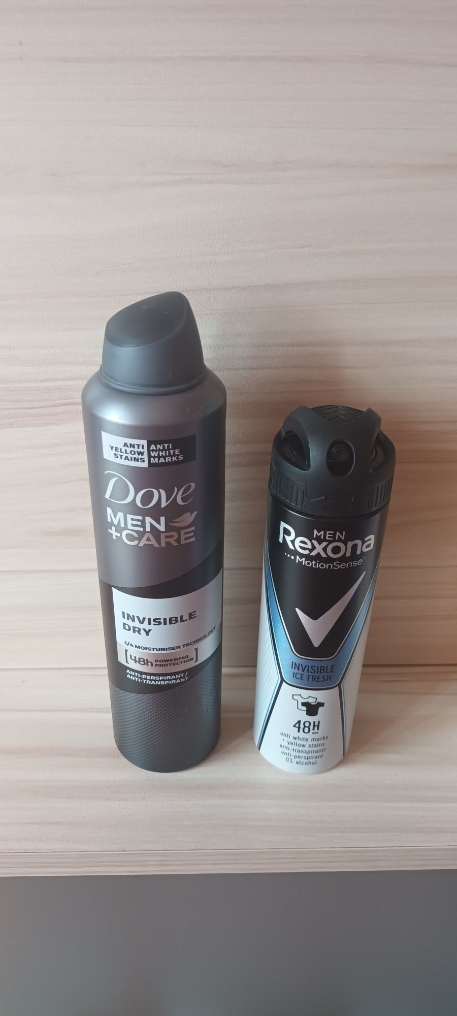 Спрей за мъже против изпотяване(Nivea 250 ml+Rexona 150 ml.Двата 10 лв