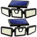 Lumină Solară Zik SO03, 74 LED, 360°, cu Senzori și Moduri de Luminare