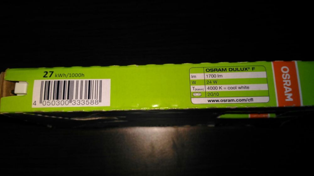 Флуорисцентна лампа OSRAM DULUX F 24W и други