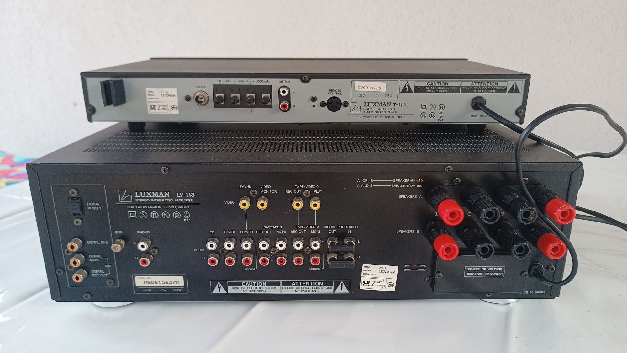 Amplificator și Tuner Luxman