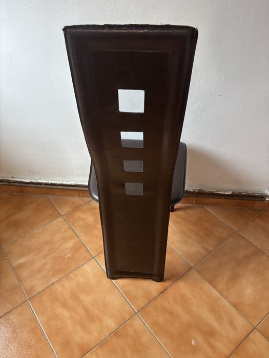 Scaune de piele set 6 buc - utilizate