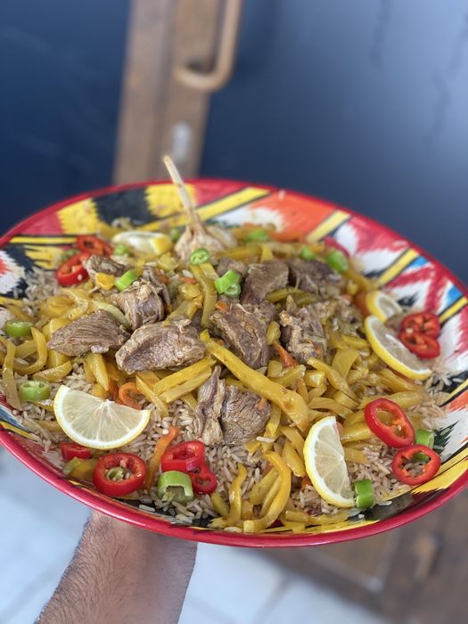 Туй ва маросимлар учун ош килиб берамиз.