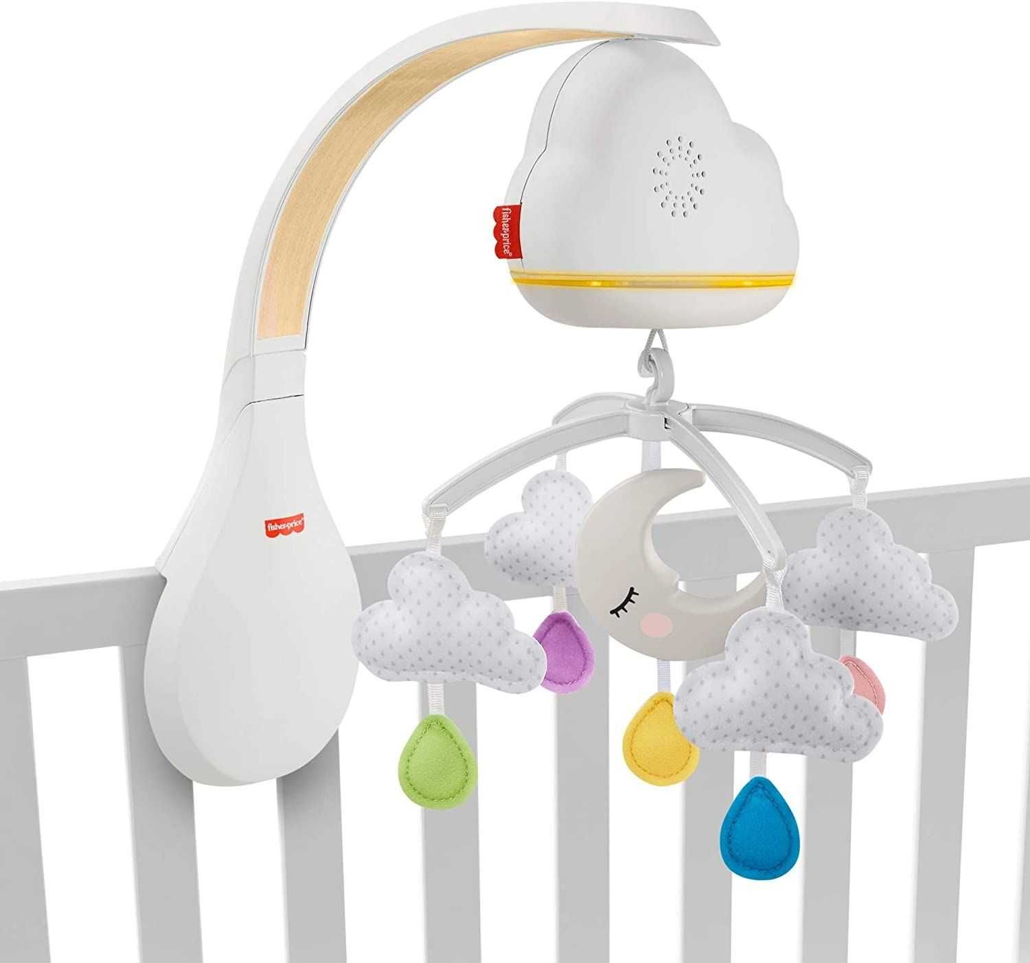 Музикална въртележка за бебешко легло - Fisher Price облачета