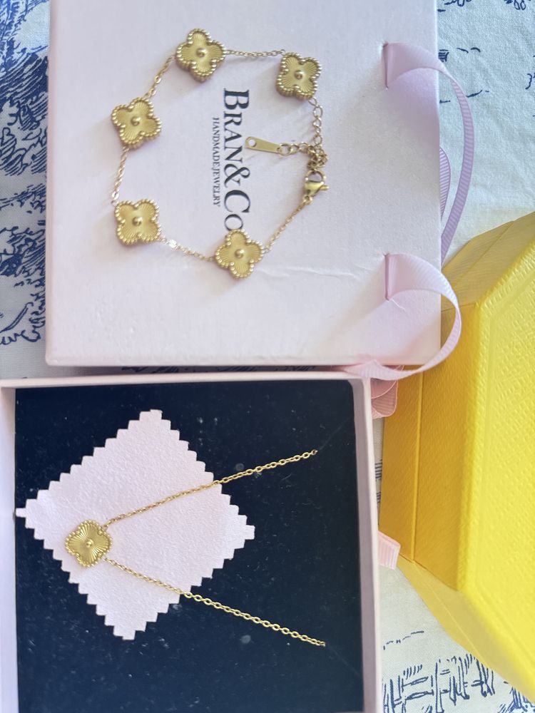 Гривна и колие тип Van Cleef