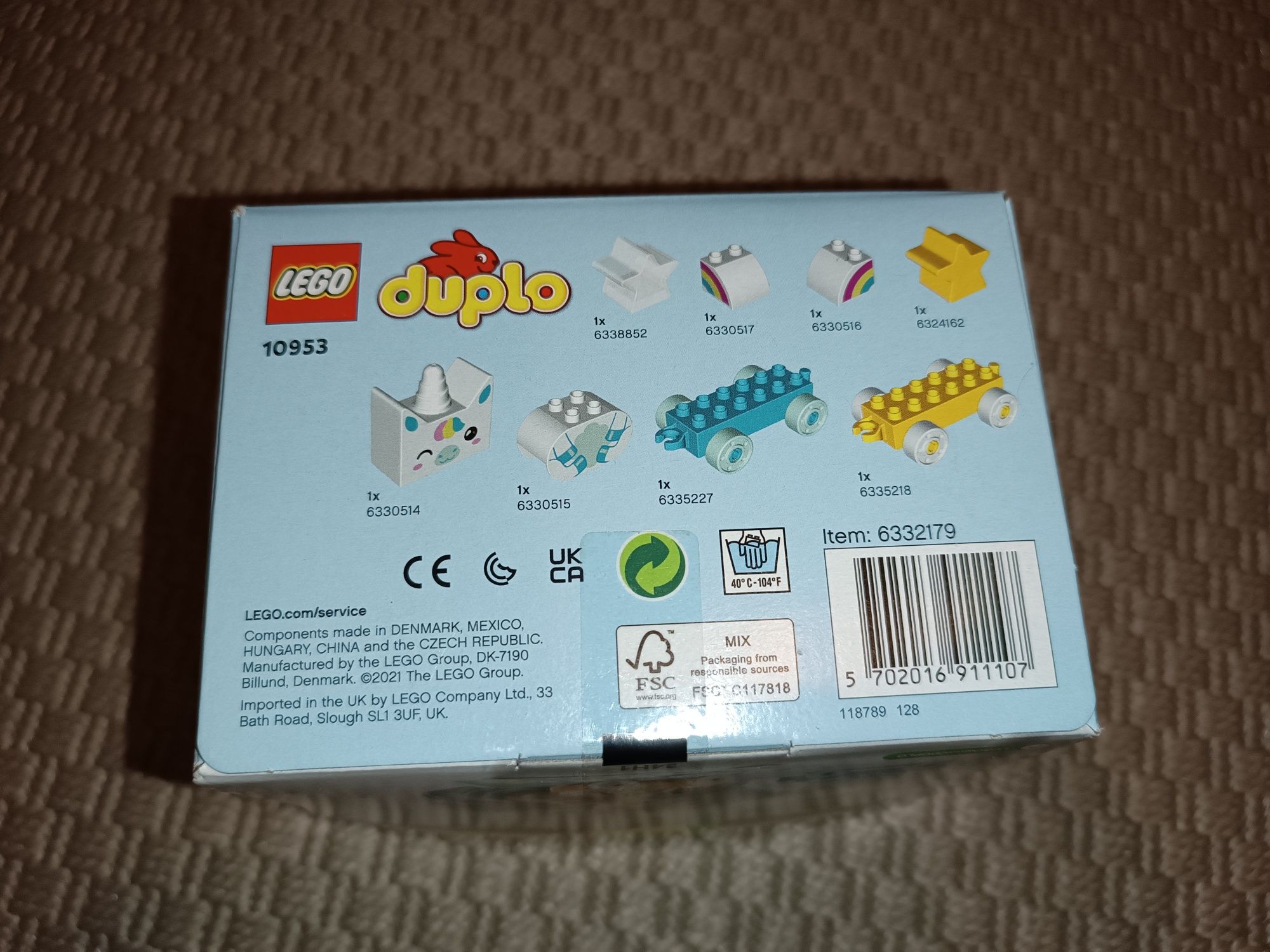 Lego Duplo еднорог 10953
