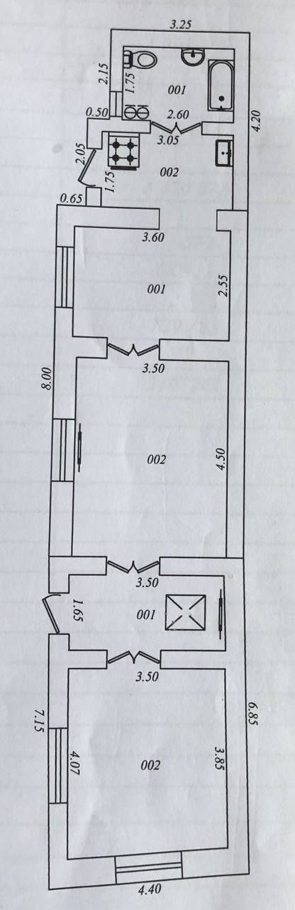 Продается Дом 1.3 сотки. 3 комнаты Мирабадский район