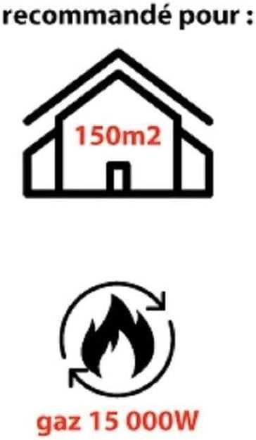 Mecafer Газов нагревател 15KW - MH15000G