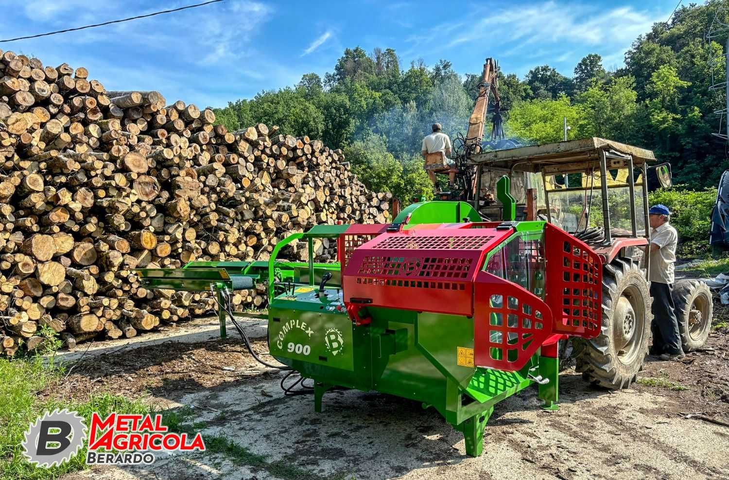 METAL AGRICOLA COMPLEX 950 Linie automata taiere + despicare