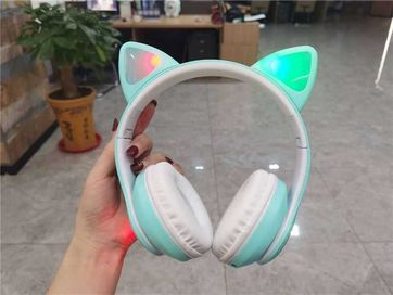 Детски котешки слушалки с котешки уши