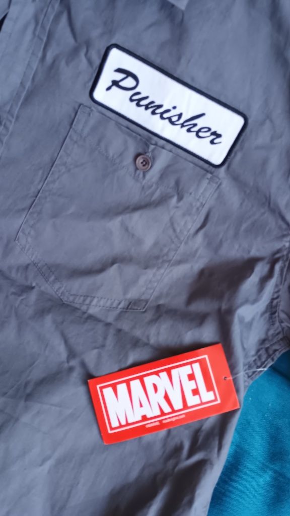 Продвам нова,оригинална мъжка риза на Marvel - Punisher,размер Ххл.