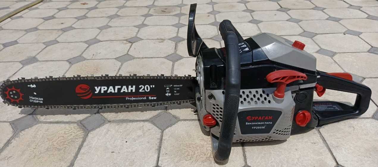 Бензопила УРАГАН, мощность 2800 Вт !!!  новая