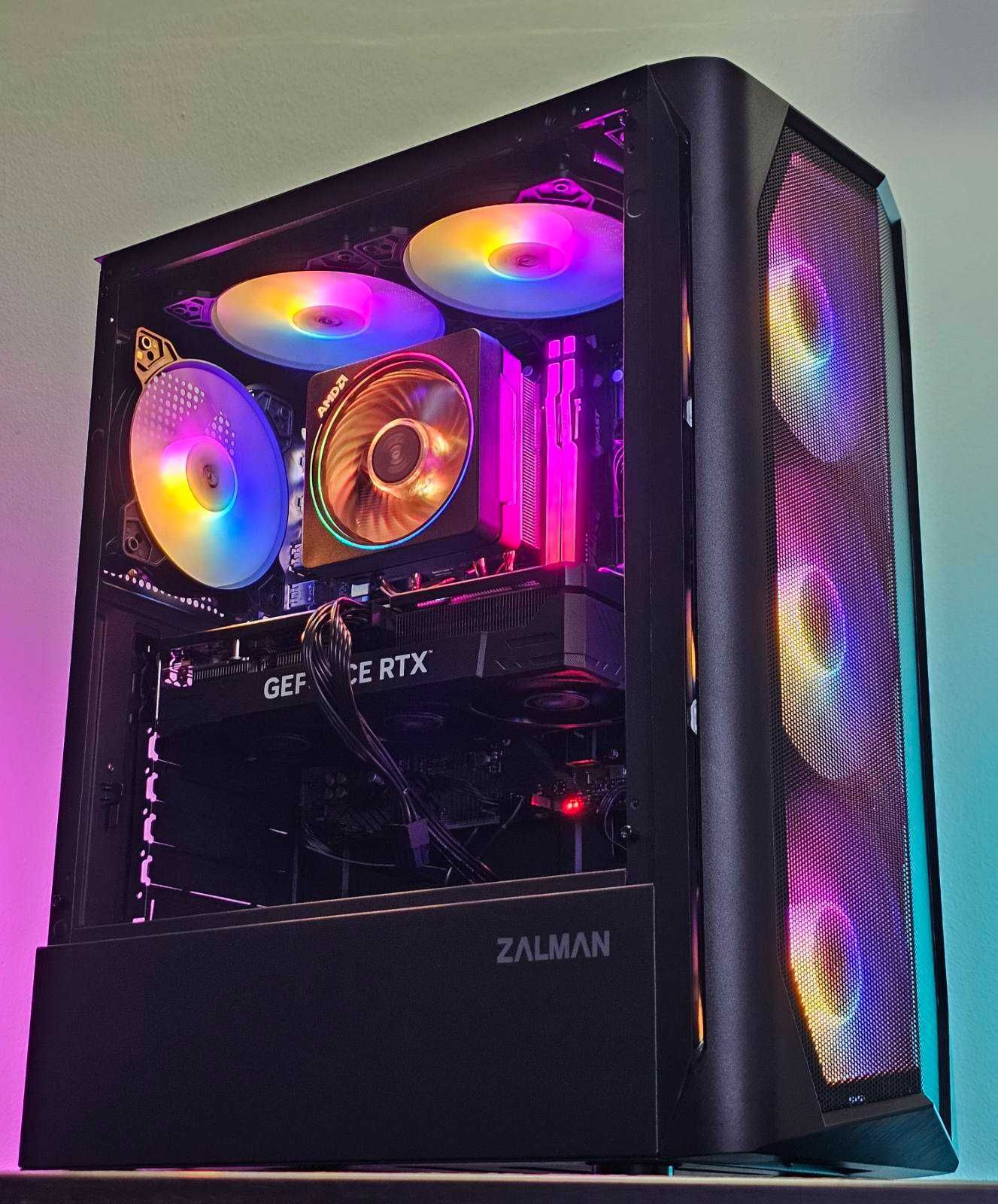 RTX 5060 8GB/Ryzen 7-5700X/RAM 32GB/SSD 1TB/Чисто Нов+Гаранция!