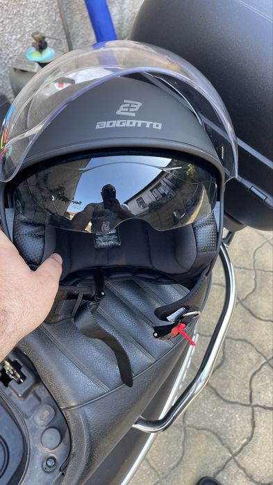 Casca moto bogotto h595 1 spn jethelm S