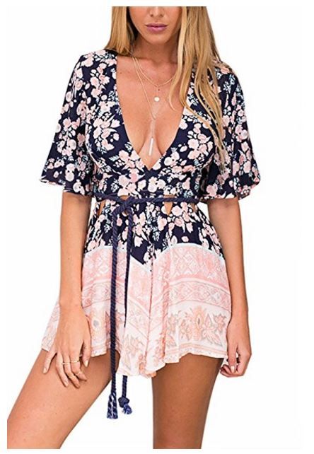 Rochie YOINS V neck, romper, playsuit, marimea 36