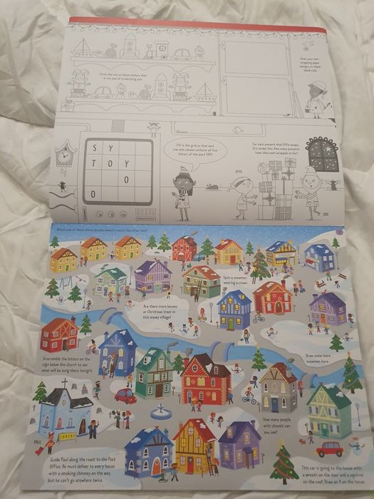 Carte usbourne originala. Noua activitati de Craciun ideala cadou