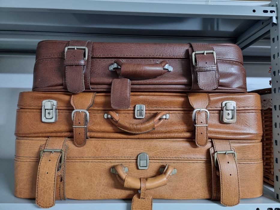 Valiza vintage maro