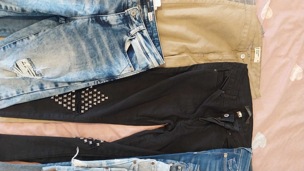 Lot haine dama Blugi si pantaloni diverse mărimi