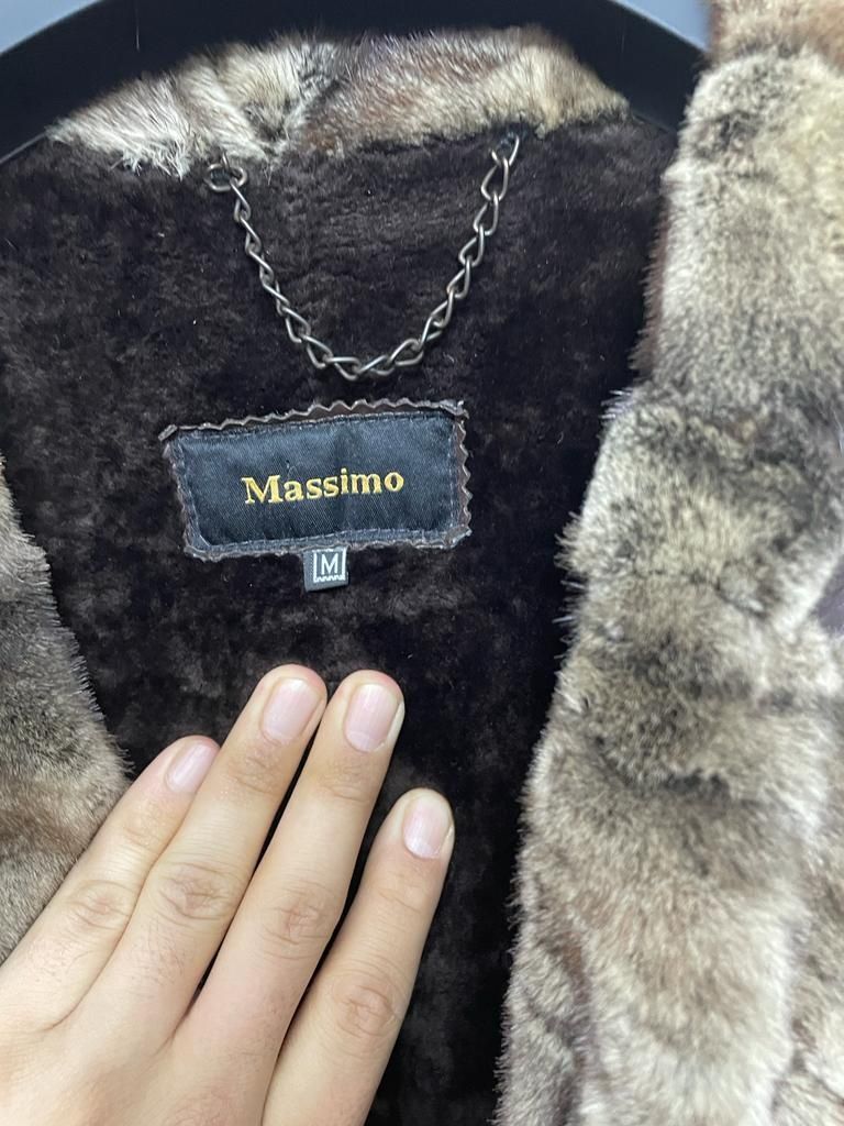 Пальто кожаное Massimo