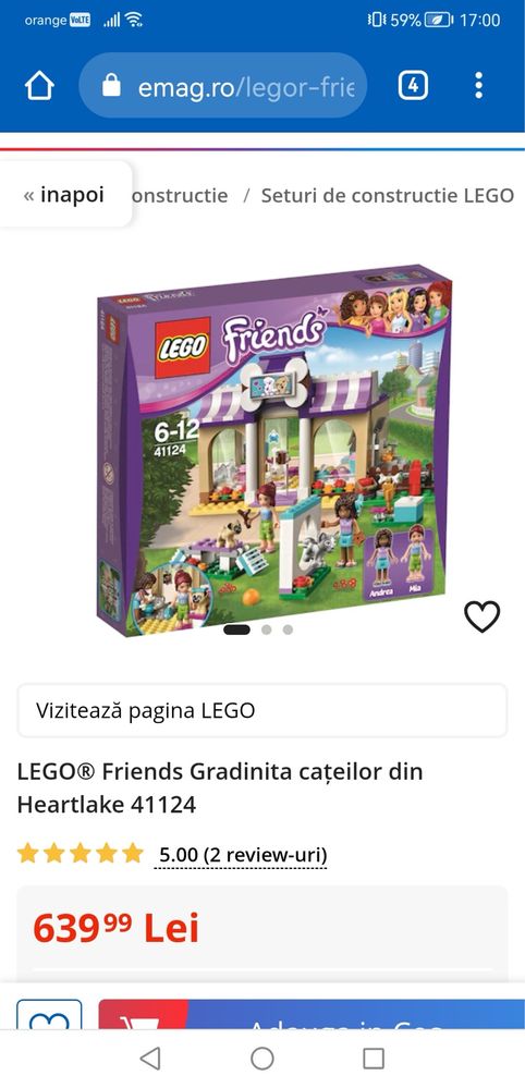 Seturi Lego Friends mai vechi