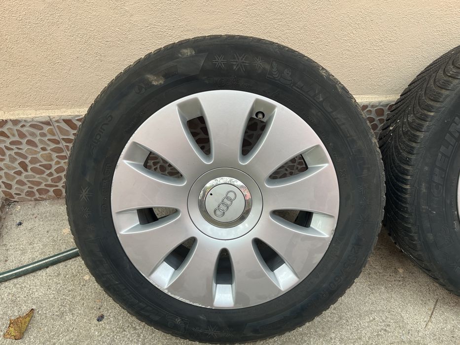 jante de aliaj Audi + cauciucuri iarnă