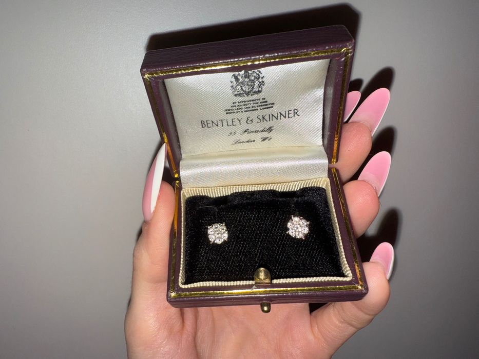 Диамантени обеци tailor със сертификат