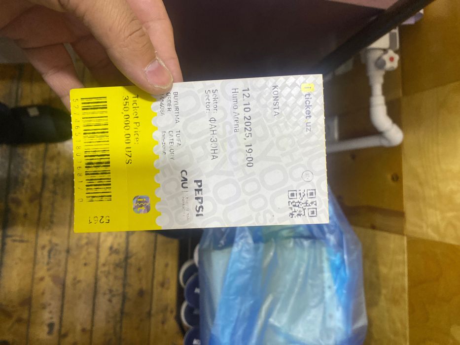 Konsta kansertiga bilet bor 2ta
