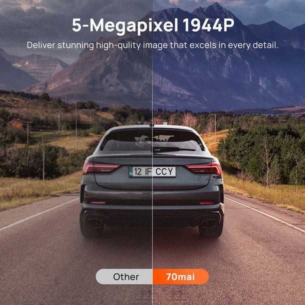 Видеорегистратор 70mai Dash Cam A510 предна и задна камера