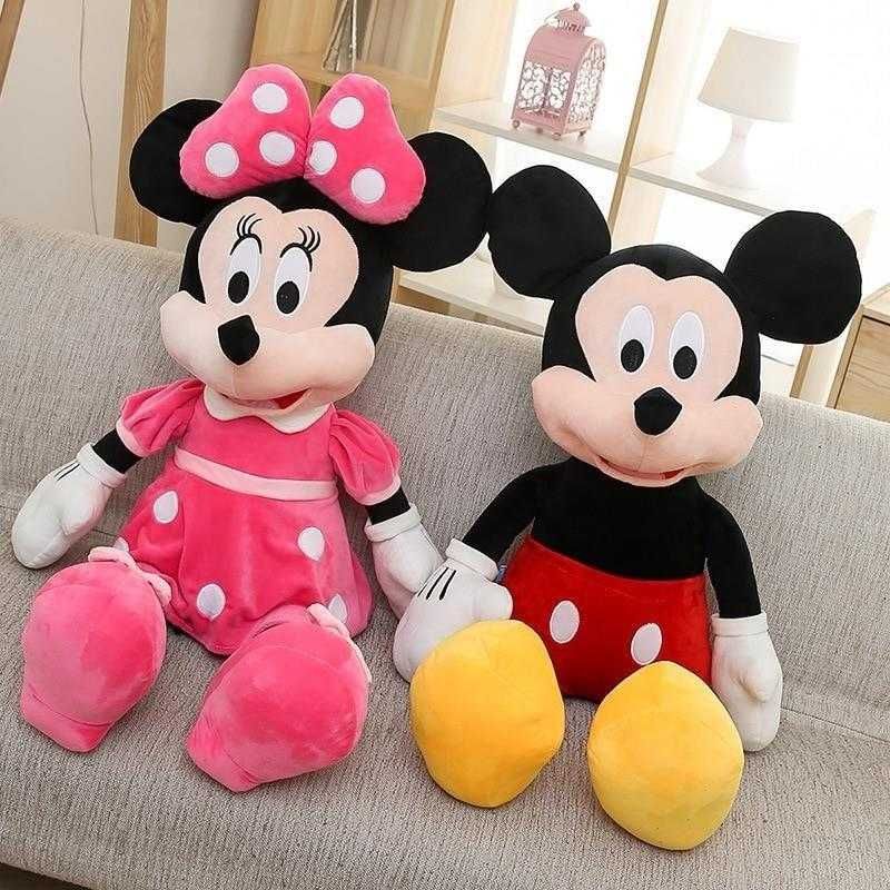 Голяма Плюшена играчка Мики Маус и Мини Маус, 110см