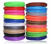 Пластик для 3D ручки ABS (набор 20 цветов) диаметр 1.75 мм