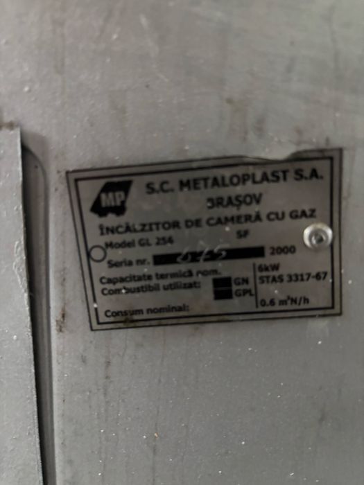 Centrala termica pe gaz Tiraj Natural