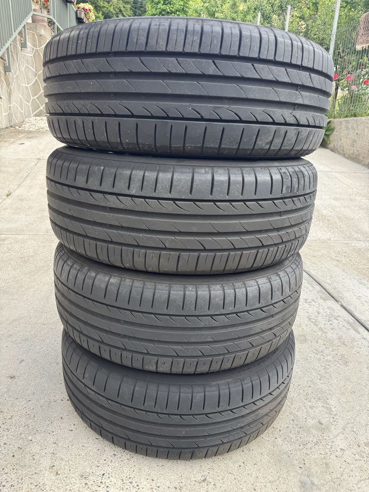 Jante aluminiu originale VW 16“ echipate cu anvelope vara 205/55/16