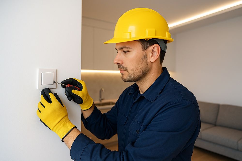 Electrician autorizat – Montaj corpuri de iluminat, prize, senzori, be