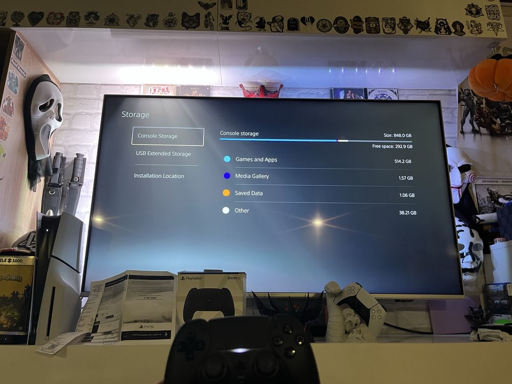 Playstation 5 Slim Disc Version в гаранция с 2 контролера!