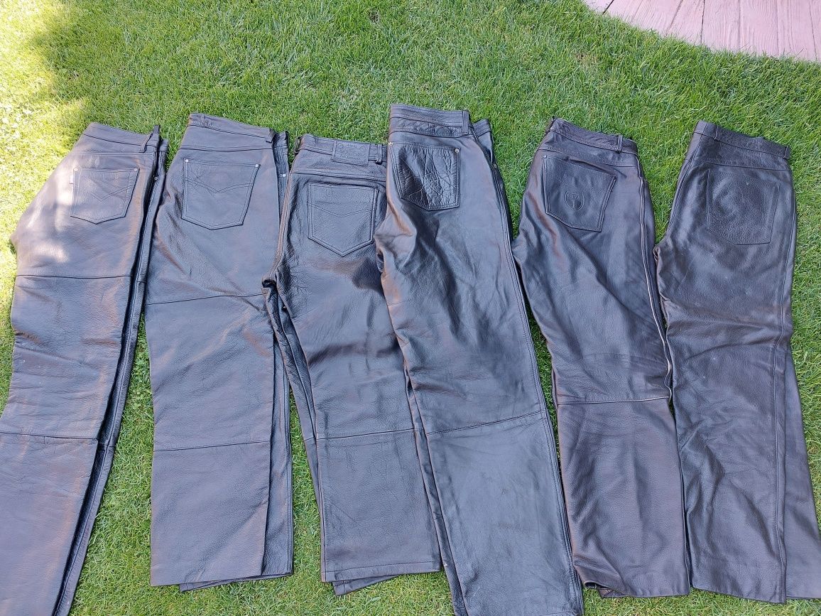 Pantaloni moto chopper  piele naturală marimi disponibile S,M,L,Xl