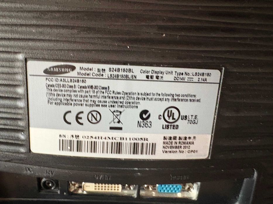 PC Gaming i5-7400 GTX 1050Ti + Monitor 24" + WiFi