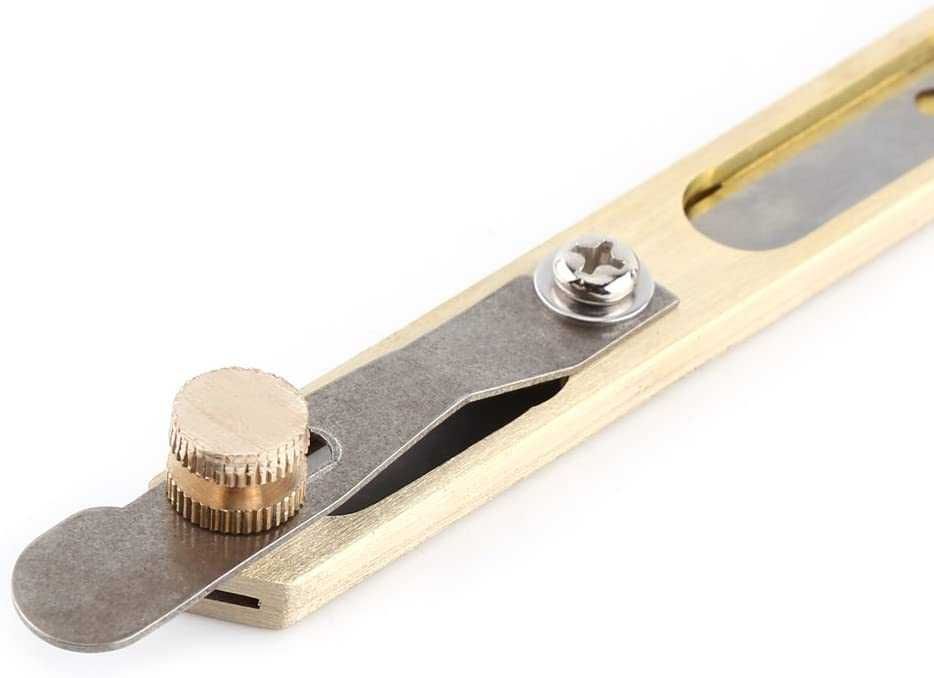 макетен нож с дистанционер за кожа, резец, кожарски, сарашки