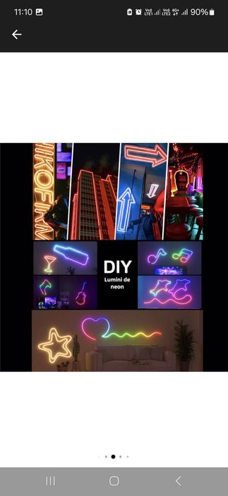 Banda Led RGB Neon Siliconata 5M