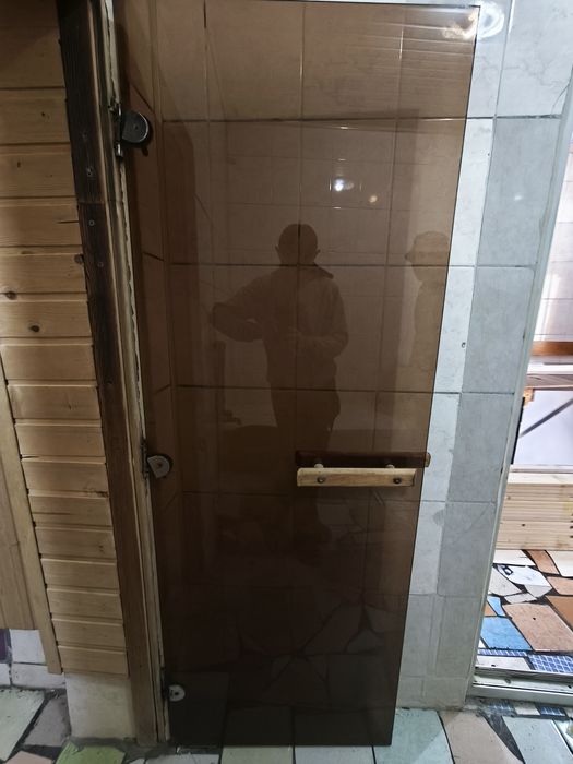 Стеклянный двер для пара в бани закалённое