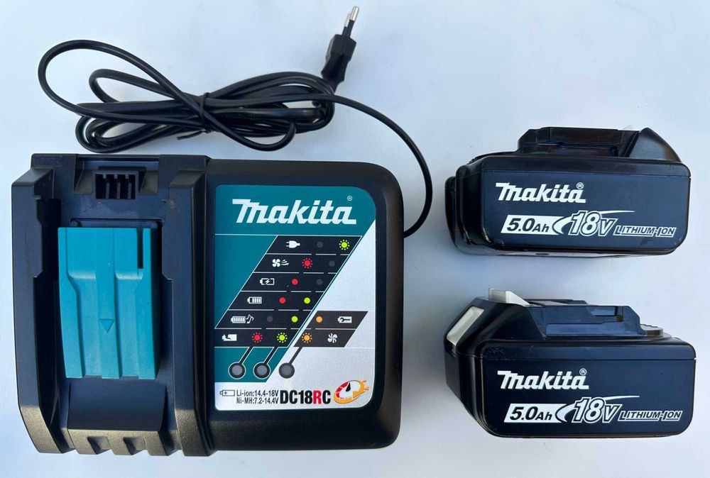 Makita DDF458 RTJ - Мощен акумулаторен винтоверт 2x18V 5.0Ah
