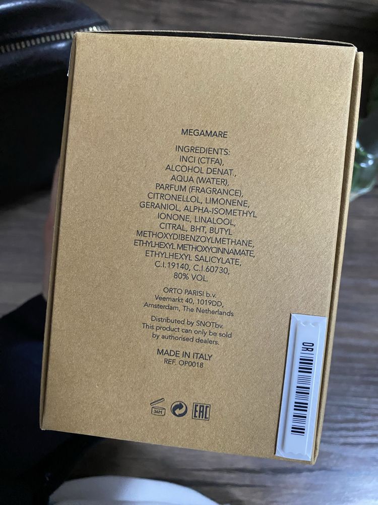 Парфюм от Orto Parisi Megamare
