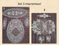 Set 3 macrameuri deosebite